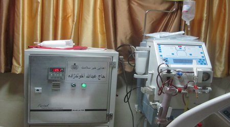 اهدایی یک دستگاه RO پرتابل  توسط خیرسلامت به بیمارستان آل جلیل آق قلا