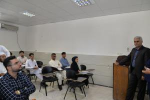 بازدید ریاست مجتمع از کلاس های آموزشی، آزمایشگاه ها و سالن تربیت بدنی مجتمع