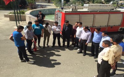 برگزاری کارگاه آموزش آتش نشانی در دانشگاه آزاد اسلامی واحد سما اندیشه 