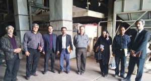 بازدید پژوهشگران مرکز تحقیقات و آموزش گلستان و موسسات مادری از کارخانه بوجاری گندم در استان