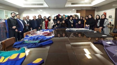حضور دانشجویان طراحی لباس واحد قائم‌شهر در هفتمین جشنواره مد و لباس فجر کشور