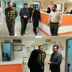 بازدید سرزده رئیس دانشکده علوم پزشکی اسدآباد از مرکز آموزشی درمانی حضرت قائم(عج)