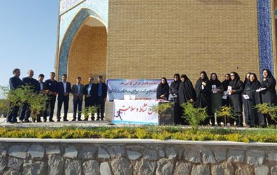 پیاده روی به مناسبت هفته سلامت بانوان ایرانی در دانشگاه برگزار شد