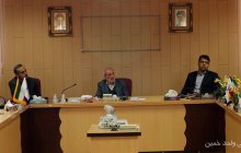 جلسه ارزیابی دستاورد هسته فناور مکانیزاسیون کشاورزی توسط داوران جهاد کشاورزی خمین