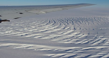 Cause of long, potentially damaging channels on Antarctic ice shelves found