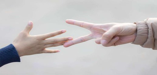 Rock, paper, scissors with 100 people could last a quadrillion rounds