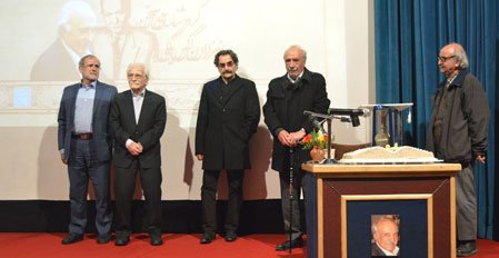 مراسم بزرگداشت استاد حسن انوری در موسسه دهخدا دانشگاه تهران برگزار شد