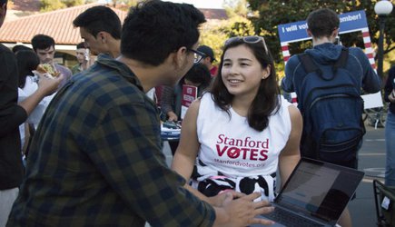 Thousands of Stanford students register to vote ahead of midterm election