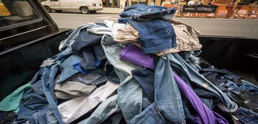Your old, unwanted clothes can be turned into building materials
