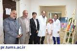 برپایی نمایشگاه نقاشی و معرفی آثار روژان زارعی به مناسبت روز دانش آموز در مرکز طبی کودکان