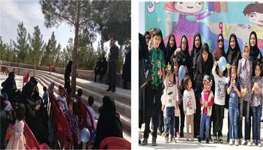 گردهمایی کودکان و مادران در شبکه بهداشت و درمان شهرستان دامغان
