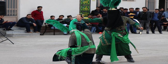 تعزیه شهادت حضرت عباس (ع) به همت کانون تئاتر دانشجویی (شهیار) برگزار شد