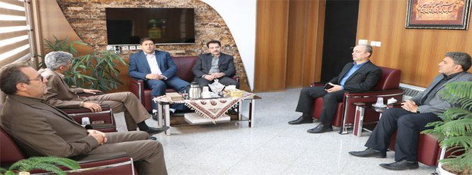 دیدار سرپرست امور شعب بانک ملی استان سمنان با رئیس دانشگاه علوم پزشکی استان سمنان