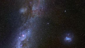 Large, strangely dim galaxy found lurking on far side of Milky Way