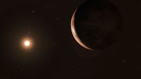 Super-Earth spied in the second-closest star system from the sun