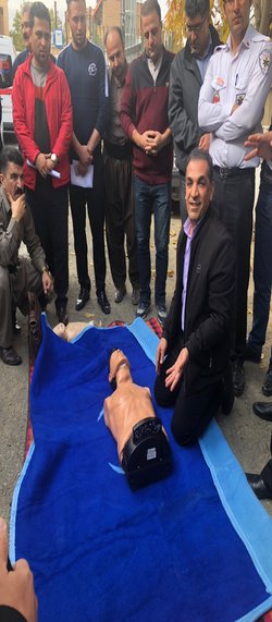 برگزاری دوره آموزشی کمک های اولیه پایه برای اعضای خانه مشارکت مردم در سلامت شهرستان مریوان