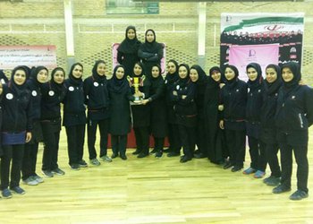 قهرمانی تیم هندبال دانشجویان دختر دانشگاه‌ فردوسی مشهد