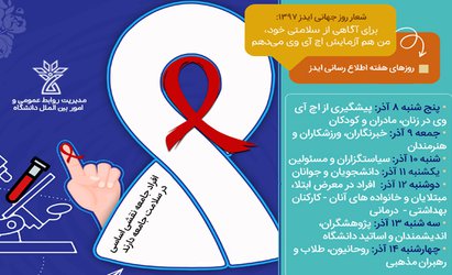 هفته اطلاع رسانی ایدز