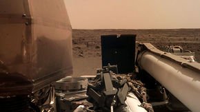 Mars mission got lucky: NASA lander touched down in a sand-filled crater, easing study of planet’s interior