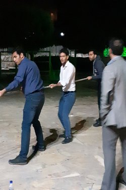 شرکت دانشجویان دانشکده علوم پزشکی اسدآباد در مسابقه طناب کشی و دارت