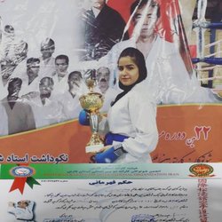 کسب مقام قهرمانی سرکار خانم مریم اسماعیلی در مسابقات کاراته قهرمانی سبک شوتوکان بین المللی SKI