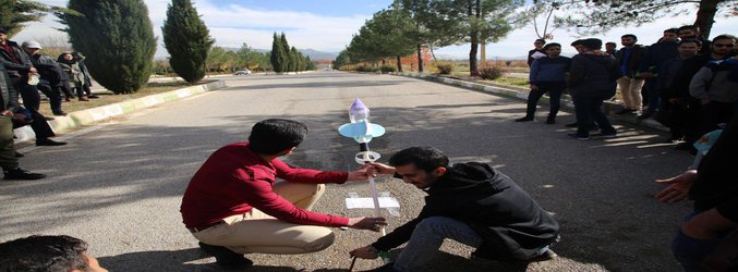 برگزاری مسابقه دانشجویی موشک آبی