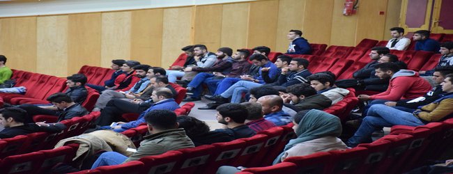 جلسه معارفه شورای صنفی و پرسش و پاسخ دانشجویان از مسئولین دانشگاه کردستان