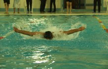 برگزاری مسابقات شنای دانشجویان در بخش آقایان به میزبانی دانشگاه آزاد اسلامی واحد تهران غرب