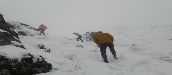 اعزام تیم کوهنوردی دانشجویان پسر دانشگاه به ارتفاعات طالقان
