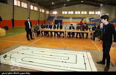 برگزاری مسابقات کشوری مسیریاب رباتیک در دانشگاه محقق اردبیلی