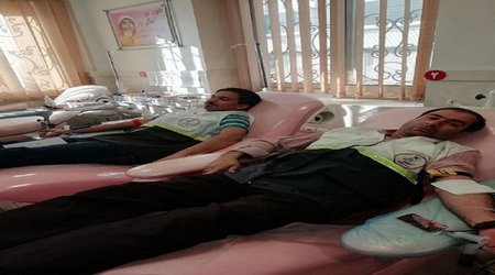 بسیجیان کانون بسیج جامعه پزشکی تربت حیدریه خون اهدا کردند