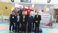 مقام قهرمانی مسابقات پرس سینه و پاور لیفتینگ دانشگاه های کشور را کسب کرد