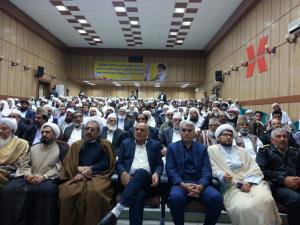 حضور ریاست مجتمع و جمعی از مدیران در همایش نقش روحانیون در مقابله با جریان تکفیری