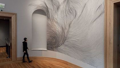 Museum Visitors Can Play This Wall Art Like an Instrument