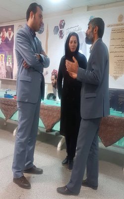 بازدید مسئولین دانشگاه از نمایشگاه دستاوردهای سازمان بسیج علمی پژوهشی استان قزوین