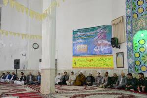 حضور مدیران، اساتید و کارمندان مجتمع در مراسم گرامیداشت ۹ دی در مسجد امام علی (ع) سراوان