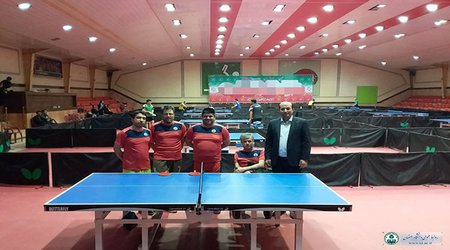 قهرمانی تیم تنیس روی میز کارکنان دانشگاه اصفهان