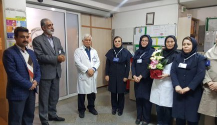 همزمان با روز پرستار از پرستاران بیمارستان امیرالمومنین تجلیل شد