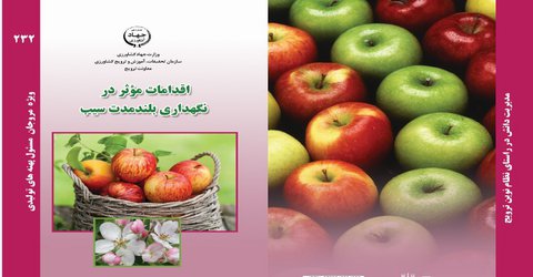 دستنامه ترویجی " اقدامات موثر در نگهداری بلندمدت سیب " منتشر شد.