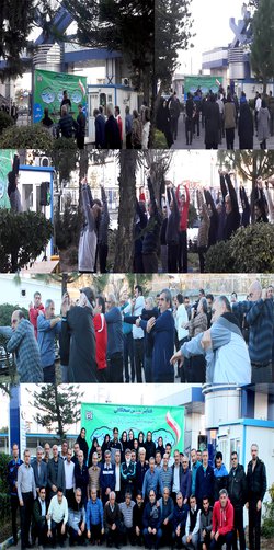 یک صبح چهارشنبه ای دیگر با اجرای ورزش صبحگاهی در ایستگاه نشاط و تندرستی دانشگاه علوم پزشکی مازندران آغاز شد  - ۱۳۹۷/۱۰/۲۶