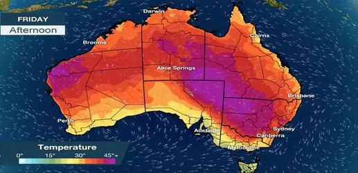 Australia swelters in record temperatures with warmest ever night