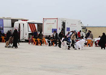 رییس بسیج جامعه پزشکی استان بوشهر:
ویزیت رایگان بیش از ۶ هزار و ۵۰۰ نفر در بیمارستان صحرایی چاه مبارک عسلویه/ گزارش تصویری