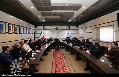 تجلیل از اعضای سابق شورای کارمندان دانشگاه محقق اردبیلی