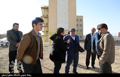 بازدید فرماندار اردبیل از پروژه های عمرانی در دست اجرای دانشگاه محقق اردبیلی