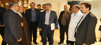 بازدید سرپرست دانشگاه از مرکز آموزشی درمانی فیروزآبادی