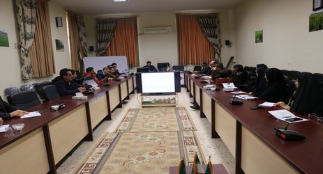 برگزاری دوره آموزشی تخلفات اداری در مرکز تحقیقات و آموزش کشاورزی و منابع طبیعی خراسان شمالی