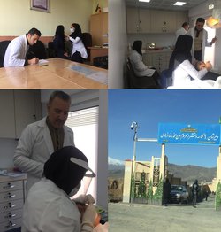 ارائه خدمات رایگان دندانپزشکی به دانش آموزان دبیرستان دخترانه مرحوم حاج محمد رضا فرهادی نایسر
