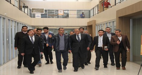 حضور وزیر علوم عراق در دانشگاه شریف
