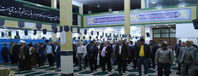 هیئت رئیسه دانشگاه در مسجد قبا مهرشهر از نگاه دوربین روابط عمومی دانشگاه - ۱۳۹۷/۱۱/۱۵