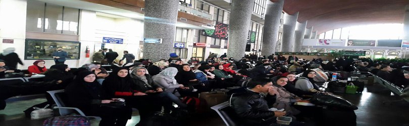 اردوی گروه اول دانشجویان دانشگاه صنعتی همدان به مشهد مقدس